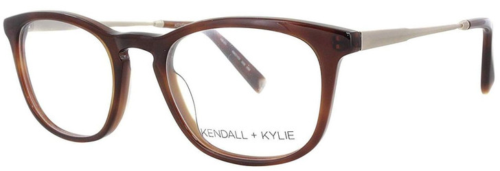 Kendall + Kylie Designer Eyeglasses Heidi KKO102-209 in Caramel 50mm :: Rx Single Vision