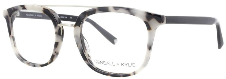 Kendall + Kylie Designer Eyeglasses Hadley KKO107-039 in Taupe 51mm :: Rx Single Vision