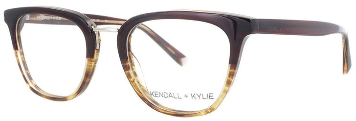 Kendall + Kylie Designer Eyeglasses Lola KKO113-602 in Wine 50mm :: Progressive