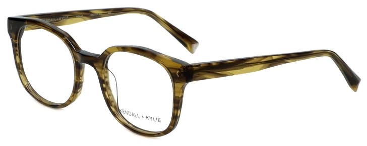 Kendall + Kylie Designer Reading Glasses Violet KKO106-310 in Green 51mm