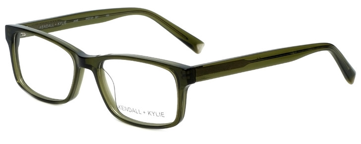 Kendall + Kylie Designer Eyeglasses JaneKKO120-301 in Green 53mm :: Custom Left & Right Lens