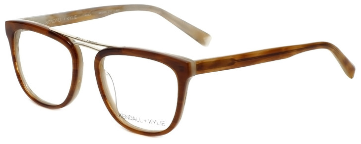 Kendall + Kylie Designer Eyeglasses KieraKKO133-238 in Honey 51mm :: Custom Left & Right Lens