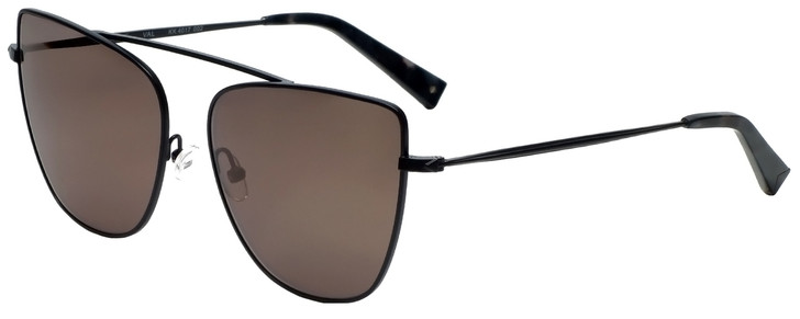 Kendall + Kylie Jenner Designer Sunglasses Val KK4017-002 in Black Moonglow 60mm