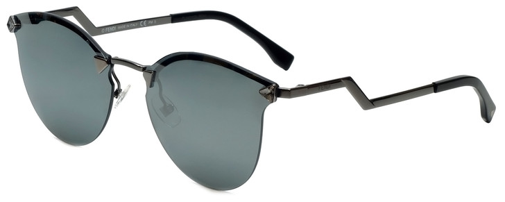 Fendi Designer Sunglasses FF0040-KJ1 in Dark Ruthenium 50mm
