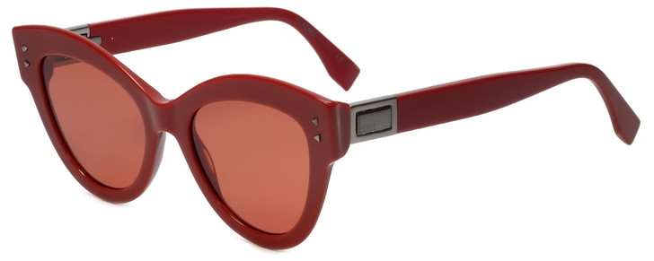 Fendi Designer Sunglasses PeekabooFF0266-C9A in Red 52mm