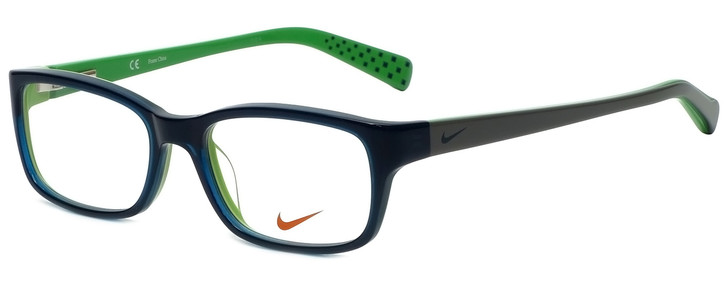 Nike Designer Eyeglasses 5513-325 in Dark Sea Mineral Teal 47mm :: Progressive