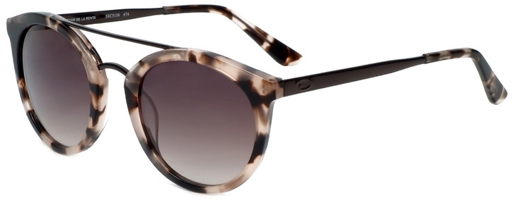 Oscar de la Renta Designer Sunglasses SSC5156-674 in Pink Tortoise 52mm