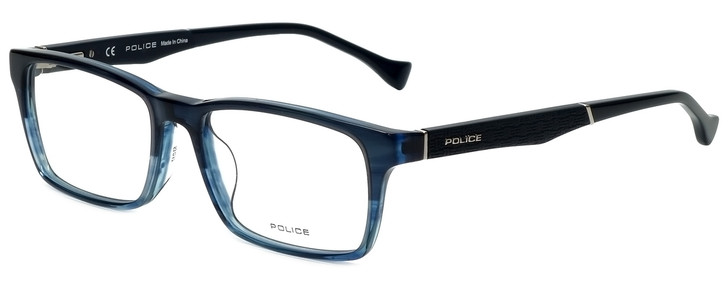 Police Designer Eyeglasses Close Up 5VPL055-0G32 in Blue Crystal 53mm :: Rx Single Vision