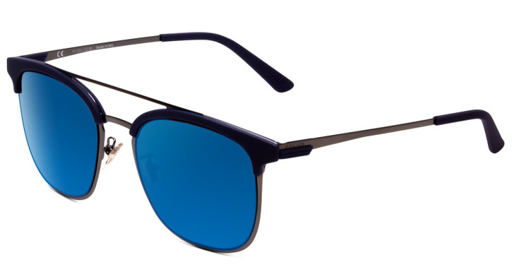 Police Designer Sunglasses Crossover in Blue Grey 54mm