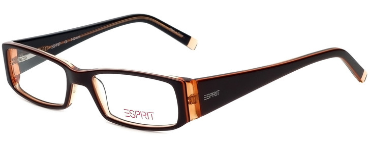 Esprit Designer Eyeglasses ET17333-535 in Brown 49mm :: Custom Left & Right Lens