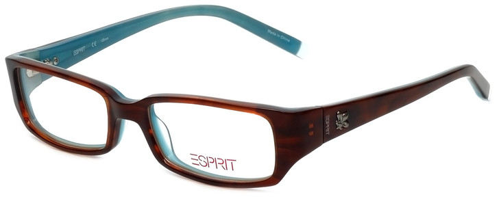Esprit Designer Eyeglasses ET17345-545 in Havana 47mm :: Rx Single Vision