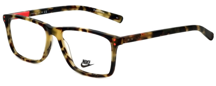 Nike Designer Eyeglasses 7236-218 in Satin Tokyo Tortoise 54mm :: Custom Left & Right Lens
