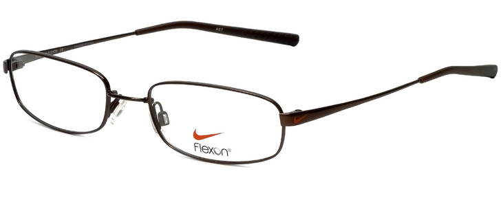 Nike Designer Eyeglasses 4190-200 in Walnut 52mm :: Rx Single Vision
