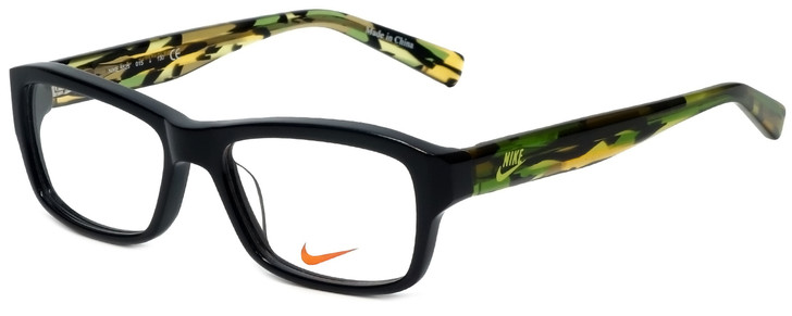 Nike Designer Eyeglasses 5525-015 in Black 48mm :: Rx Single Vision