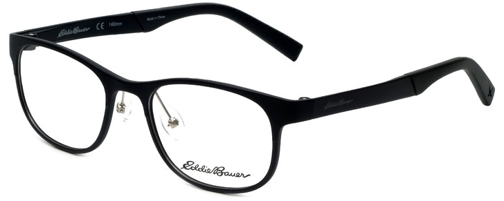 Eddie Bauer Designer Eyeglasses EB32001-BK in Black 51mm :: Rx Single Vision