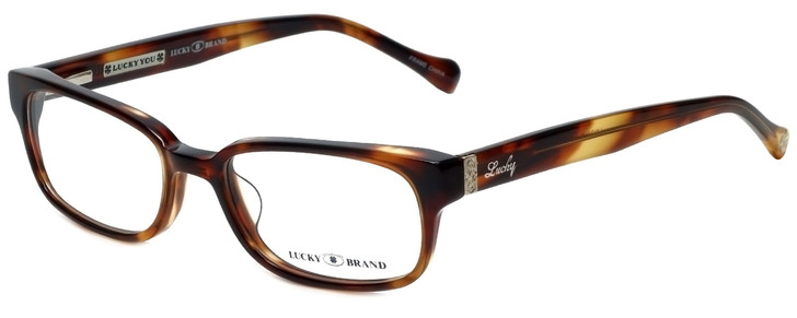 Lucky Brand Designer Eyeglasses Lincoln-Brown in Brown 50mm :: Rx Single Vision