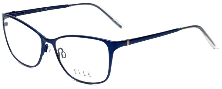 Elle Designer Eyeglasses EL13406-NV in Navy Blue 53mm :: Custom Left & Right Lens