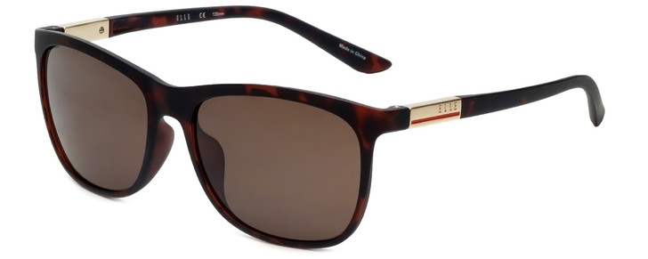 Elle Designer Sunglasses EL14846-HV-55mm Medium Havana Tortoise Gold/Brown Amber