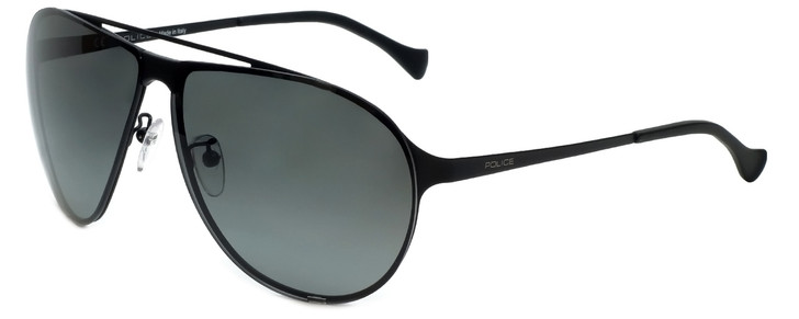 Police Designer Sunglasses Reward 1 in Matte Black with Grey Lens