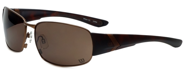 Wilson Designer Sunglasses 1025 in Brown with Amber Lens