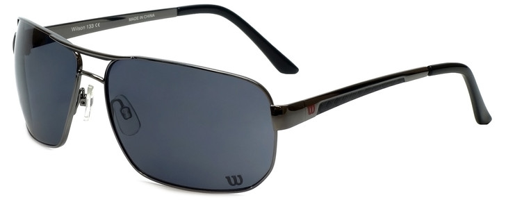 Wilson Designer Sunglasses Fielders Major League Collection 1028 in Gunmetal wit