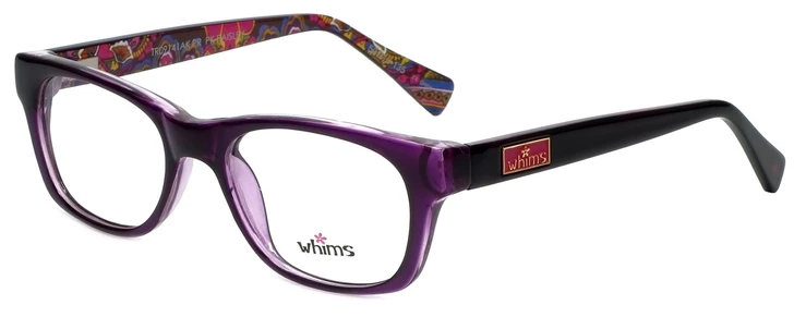 Whims Designer Eyeglasses TRO9141AK in Purple 50mm :: Custom Left & Right Lens