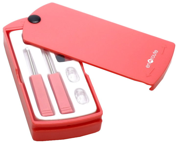 Handy Eyeglass Travel Repair Kit w/2 Screwdrivers,Nose Pads,Screws,Carrying Case