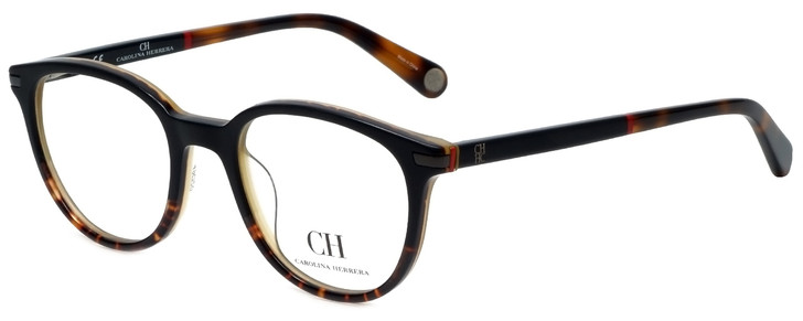 Carolina Herrera Designer Eyeglasses VHE666-07RE in Tortoise 49mm :: Rx Bi-Focal