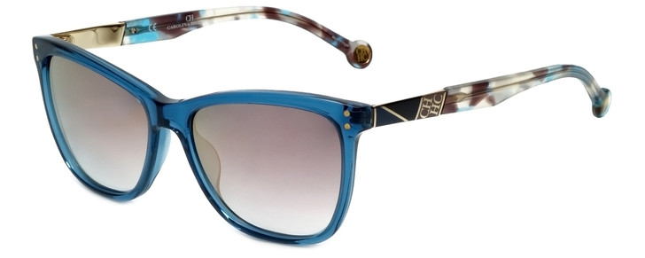 Carolina Herrera Designer Sunglasses SHE749-06N1 in Blue Plasticmm