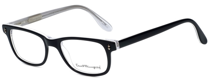 Ernest Hemingway Designer Eyeglasses H4617 in Black-Clear 48mm :: Progressive