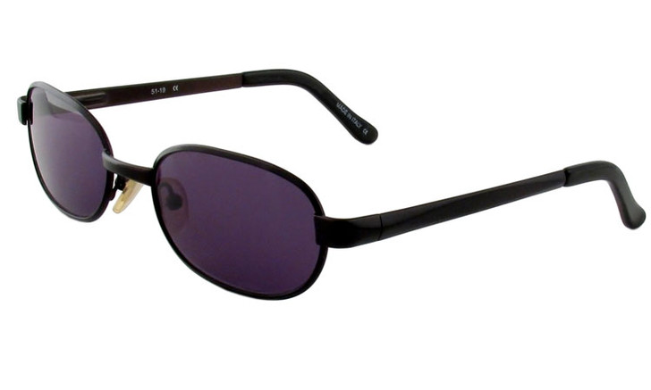 Linea Roma made in France 231 in Black Designer Sunglasses