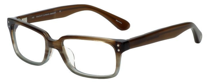 Hackett London Designer Eyeglasses HEB093-1-105 in Brown Grey 53mm :: Rx Single Vision