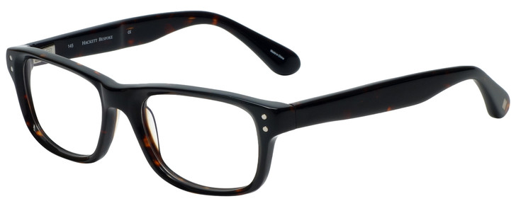 Hackett London Designer Eyeglasses HEB114-11 in Dark Tortoise 52mm :: Rx Single Vision