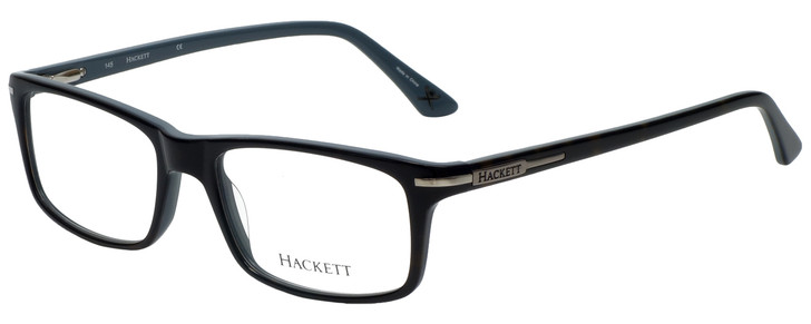 Hackett London Designer Eyeglasses HEK1130-102 in Black 58mm :: Rx Single Vision