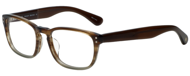 Hackett London Designer Eyeglasses HEB091-1-105 in Brown Gradient 53mm :: Progressive