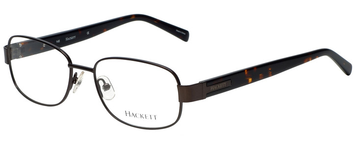 Hackett Designer Eyeglasses HEK1102-90 in Gunmetal 54mm :: Custom Left & Right Lens