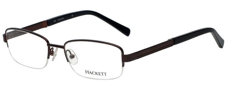 Hackett Designer Eyeglasses HEK1104-165 in Matte Brown 54mm :: Rx Single Vision