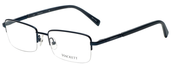 Hackett London .5-Rimless Designer Reading Glasses HEK1107-601 Matte Blue 54 mm