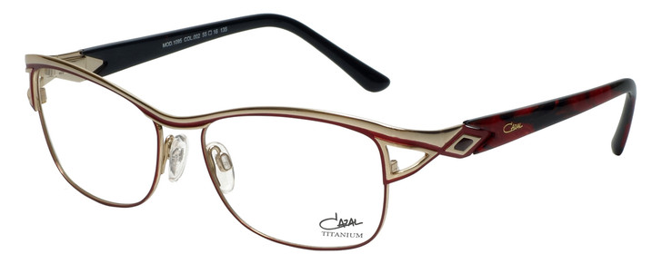 Cazal Designer Eyeglasses Cazal-1095-002 in Red Gold 55mm :: Rx Single Vision
