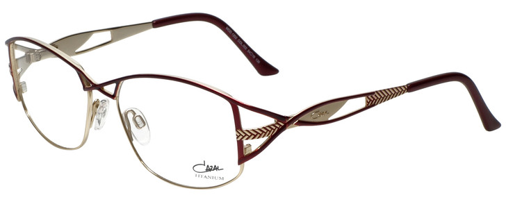 Cazal Designer Reading Glasses Cazal-1202-002 in Red Gold 54mm