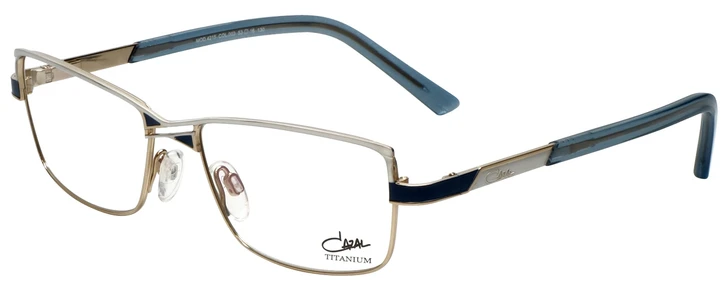 Cazal Designer Eyeglasses Cazal-4215-003 in Blue White 53mm :: Custom Left & Right Lens