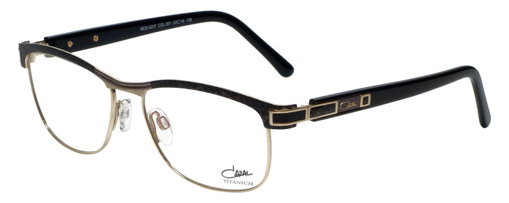 Cazal Designer Eyeglasses Cazal-4237-001 in Black Leopard 53mm :: Rx Single Vision