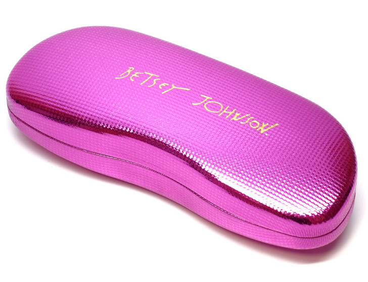 Betsey Johnson Designer Eyeglasses Mischief BJ0187-01 in Black Pink Cheetah 52mm :: Rx Bi-Focal