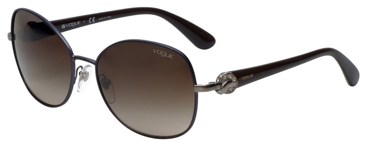 Vogue Designer Sunglasses VO3948-978 in Brown with Brown Gradient Lens