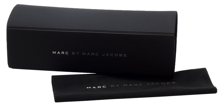 Marc by Marc Jacobs Black Hard Sunglasses Case Large New Authentic 6"x 3"-2"Inch