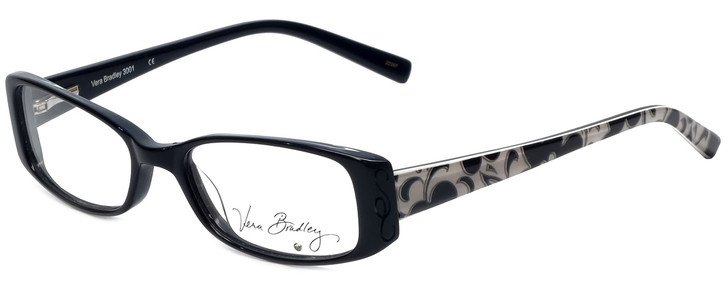 Vera Bradley Reading Glasses 3001-NDY in Night and Day with Blue Light Filter +