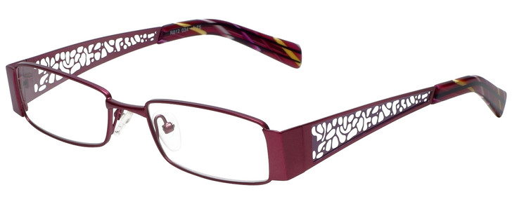 Calabria Designer Eyeglasses 812-PUR in Purple 49mm :: Rx Single Vision