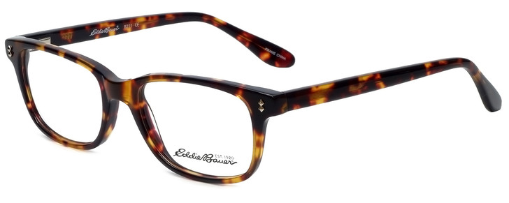 Eddie Bauer Authentic Reading Glasses 8211 52 mm Dark Tortoise Havana Brown Gold