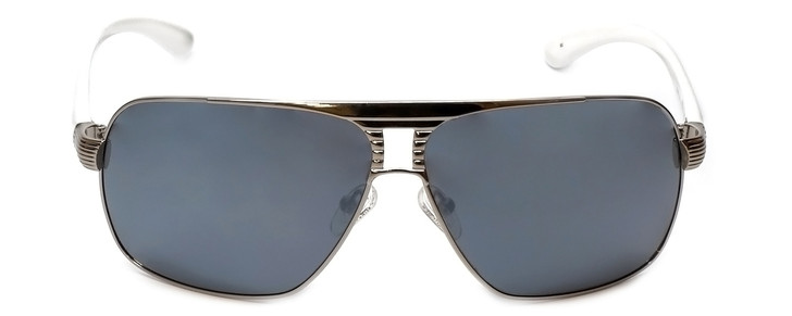 Guess  Designer Sunglasses GU6512 in Silver Frame with Grey Lens