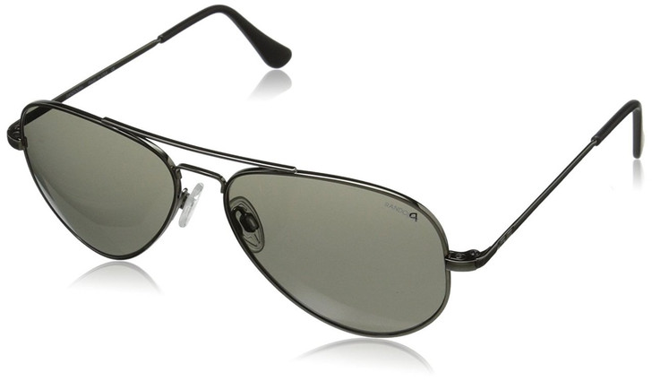 Randolph CR7R434 57mm Concorde Sunglasses in Gunmetal & Glass Polarized